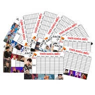 Jack j97 Phuong Tuan timetable 2 different panels