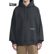 Izzue Men's Hooded Sweatshirt Trendy Unique Tiger Slogan Printing 3219W1H
