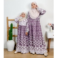Haura Gamis Floral and Syar'i Motif Can be worn as a couple