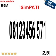 Nomor Cantik Kartu Simpati 08123456 571 Simple Bsm03