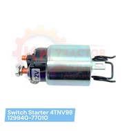 Yanmar 4TNV98 Starter Switch Yanmar 4TNE98 4TNV106 4-TNE-98 129940-77010 129940-77011 Forklift TCM