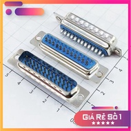 [5 Pieces]- DB25 Port Male 25 Pins Straight 2 Rows Solder Wire Connector Truong Giang Components 86