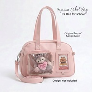 ITA JP bag - 2 way bag leather Japanese school bag cute bag for school-NO CHARMS