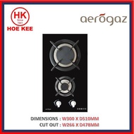 Aerogaz AZ-262F 30CM Glass Gas Hob