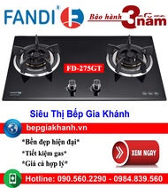 [HCM]Bếp gas âm 2 vùng nấu Fandi FD-275GT bếp gas bếp gas đôi bếp gas đơn bếp gas âm bếp ga bếp ga đ