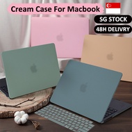 Cream Case For Macbook Air 13 M4 A3240 A3241 2022 13.6 M2 M3 A2681 A3113 2025 Pro 14 M5 A3434 A2918 