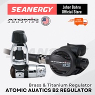 ATOMIC AQUATICS B2 Regulator Set Balanced Regulator Brass and Titanium Regulator For Scuba Diving