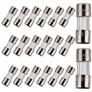 BOJACK Mini Fuse 3.6x10mm 2.5A 2.5amp 125V 0.14x0.39 Inch F2.5AL125V Fast-Blow Glass Fuses (Pack of 