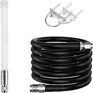 Helium Miner 3 dbi Antenna LoRa 915 MHz Indoor w/Updated Raigen 400 Low Loss Cable Omni-Directional HNT Hotspot for MNTD, Nebra, RAK, Bobcat, Syncrob, and Sensecap