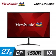 【ViewSonic 優派】VX2718-PC-mhd 27型 165Hz 1500R 曲面電競顯示器【福利良品】