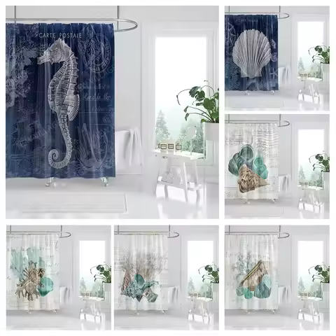 Home waterproof fabric bathroom curtain accessories 90x200 shower shower curtain 240 * 200 Atlantis