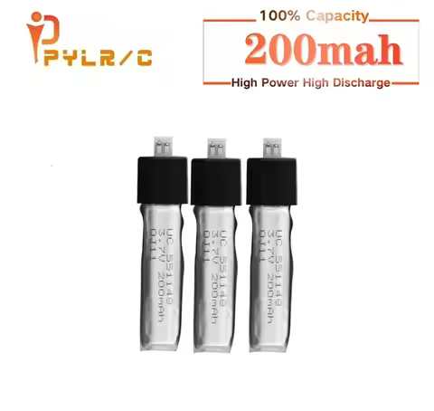 3Pcs 3.7V 200mAh Lithium Batteries 5pcs Wltoys V911 RC Helicopter brushless motor Accessories Bag KV
