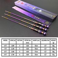 YGC Joran LIVERPOOL 3/7 Ultra Light 1.8m 2.1m 2.4m 2.7m  Udang Galah Telescopic Rod Prawn Pancing Ko