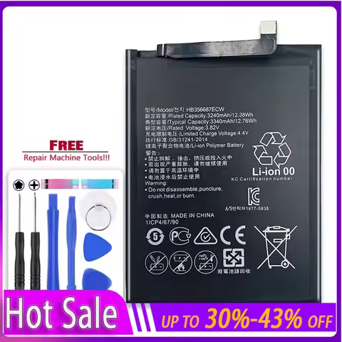 HB356687ECW Battery for Huawei Mate 10 Lite/G10/Nova 2i 3i/for Honor 9i 7X RNE-L01 L02 L03 BND-L21 L