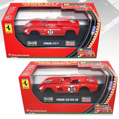 Revell/Monogram Slot Car 1:32 85-4896 Ferrari 275P KIT / 85-4897 Ferrari 250 GTO/LM KIT