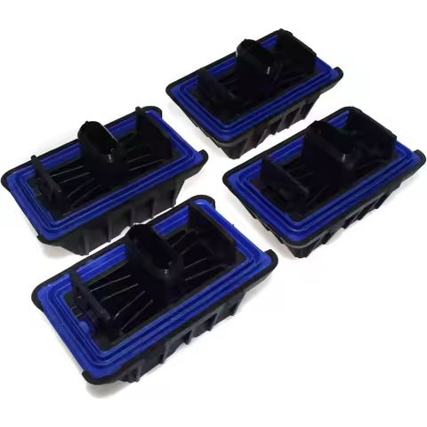 51717189259 1/4PCS Under Car Jack Lift Jacking Point Support Pad Plug Block Cover for BMW X3 X4 X5 X