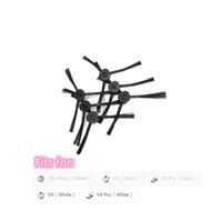 6 pieces Side Brushes For iLIFE V5s Plus/V9/V9 pro Robot Vacuum Cleaner Parts Accessories