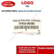 Car Logo - Corolla Cross rear trunk Logo (HV) 20 = Camry 22 (2.5HV) - DY-75403-06080