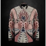 Long Sleeve batik Shirt Men Original batik batik Pattern formal Shirts For Men exclusive premium Cotton Material