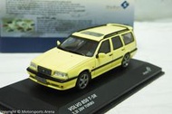 【現貨特價】1:43 Solido Volvo 850 T-5R Turbo estate 1995 黃色/綠色