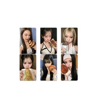 6pcs izna Lomo Cards LIGHT STICK Not Just Pretty Photocards BEEP SIGN N a Who Dat Girl TIMEBOMB MAI 