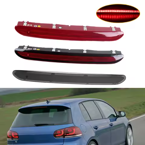 LED Rear Third Stop Lights For Volkswagen Golf 6 7 Mk6 MK7 Polo Hatchback 6R 2011-2017 Rear Addition