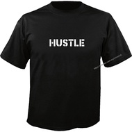 HUSTLE Custom Tshirt Tee Shirt Teeshirt BLACK COLOR (S-3XL)