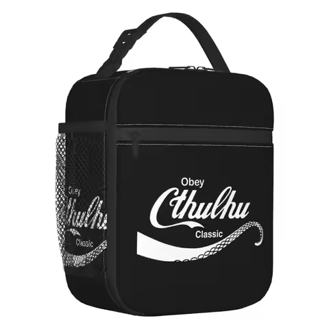 Fashion Brand Call Of Cthulhu Funny Resuable Lunch Box Multifunction Lovecraft Cooler Thermal Food I