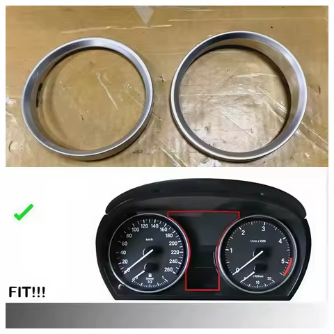 Instrument Cluster Retrofit for BMW E90 E91 E92 E93 M3 Speedometer Dial Ring Bezel Trim Dashboard Co