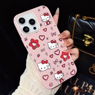 IMD Glitter Hello Kitty Cat Case For Samsung Galaxy S25 S24 S23 S22 S21 Plus Ultra FE + A15 M15 F15 