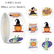 MENGMIAN | Nhãn Dán Trang Trí Halloween 500 Tờ