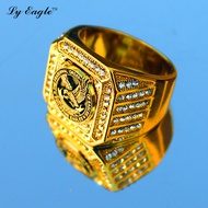 Ly eagle Fashion Jewellery Pure Stainess Steel the Fraternal Order of Eagles Ring TFOE PE Kuya Diamo