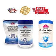 (Cheapest) TOPVALU Unscented Antibacterial Wet Wipes 100Pcs Aeon Japan Wet Tissue (Canister/Refill) 