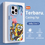 Fun Spongebob Jelly 2 In 1 Case Samsung A27 5G A07 A17 5G A56 A57 5G A37 A15 A16 A05S A35 A06 A26 A3