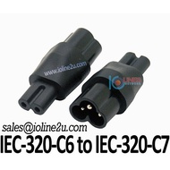 2.5A Moulded IEC320-C6 to IEC-C7 Adapter Converter AC power adapter ubnt laptop