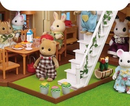 [Hot Sale Ready Stock] Forest Family sylvanian families Furniture Rabbit Animal Doll Villa Set Toy House Wine Doll Doll Birthday Gift