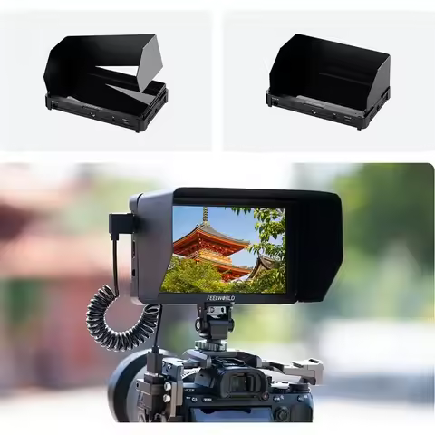 Video Monitor FEELWORLD T6 6-Inch Camera Field Video Monitor Aluminium Housing 4K HDMI 1920x1080'IPS