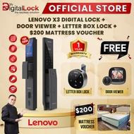 LENOVO X3 DIGITAL LOCK + DOOR VIEWER + LETTER BOX LOCK  + $200 MATTRESS VOUCHER