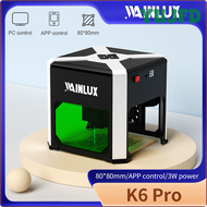 YUJFD Wainlux 3000mw CNC Laser Engraver Mini Laser Engraving Machine Support PC and Mobile Control L