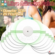 【SG】25PCS Sensor Patches Hypoallergenic CGM Pre Cut Back Paper Freestyle libre Elastic Fabric CGM Ad