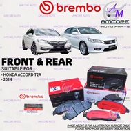 HONDA ACCORD T2A - BREMBO BRAKE PADS / CERAMIC NAO BRAKE PAD BREMBO