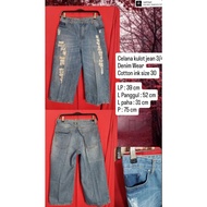 Celana Panjang Wanita Preloved pribadi Kain Jeans Legging dan jegging Preloved kondisi seperti baru