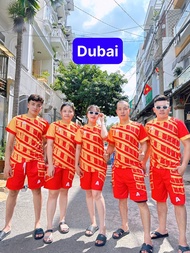 ĐỒ BỘ THỂ THAO CẦU LÔNG 3D SỌC CHÉO VẢI SIÊU THOÁNG MÁT PHONG CÁCH SÀNH ĐIỆU - DUBAI FASHION