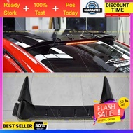 Car Rear Top Roof Glass spoiler Window boot Trunk Lip wing Vios city Honda civic Fc Type R Typer Tail Black colour Vent
