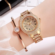 GEDI Diamond Women's Watch Steel with Starry Roman Full Diamond Ladies Watch