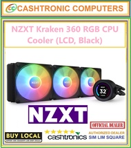 NZXT Kraken 360 RGB CPU Cooler (LCD, Black)