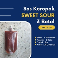 KOMBO 3 BOTOL SOS PENCICAH SWEET SOUR KEROPOK LEKOR SAUCE LEKOR CHIPS LEKOR