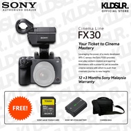 (Ready Stock) Sony FX30 / FX-30 Digital Cinema Camera with XLR Handle Unit (Sony Malaysia Warranty)