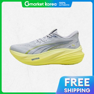 PUMA | รองเท้า Magmax Nitro 2 สีซิลเวอร์สดใส-ไลม์ลักซ์ (Vibrant Silver-Lux Lime) รุ่น 312125_04 / 25