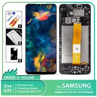 ☑✙HongRun For SAMSUNG Galaxy A12 A125 LCD Display Touch Screen Digitizer with Frame Replacement Part